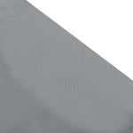 Outdoor Lounge Bed with Canopy Grey 48073