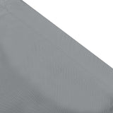 Outdoor Lounge Bed with Canopy Grey 48073
