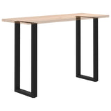 ZNTS Coffee Table Legs U-Shaped 2 pcs Black 40x cm Steel 4013240