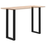 Bar Table Legs U-Shaped 2 pcs Black 40x cm Steel 4013240