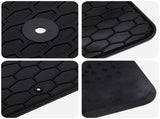 Car Mat 4 pcs Black suitable for Renault MEGANE IV 2016- Rubber 42029124