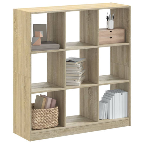 Bookcase Sonoma Oak 102x32x108 cm Engineered Wood 3307839