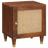 Bedside Cabinet Brown 40 x 33.5 x 46 cm Solid Acacia wood 4018876