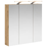 Bathroom Mirror Cabinet Artisan Oak 70 x 14.5 x 70 cm 889102