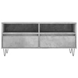 TV Cabinet Concrete Grey 100x34.5x44.5 cm Engineered Wood 831240