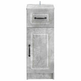 Bathroom Storage Cainet UTRECHT Concrete Grey 30 x 31 x 77 cm 897708
