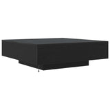 Coffee Table Black Oak 100 x 100 x 31 cm Engineered Wood 863008