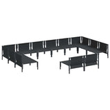 Garden Sofa Set Anthracite Steel 3379020