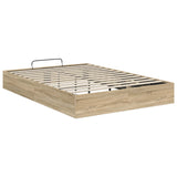 Ottoman Bed Frame Sonoma Oak 193 x 120 x 25 cm Engineered Wood 3409287