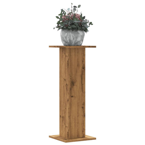 Plant Stands 2 pcs Artisian Oak 30x30x80 cm Engineered Wood 3307872