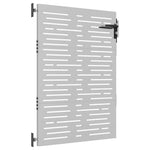 Garden Gate 85x150 cm Corten Steel Square Design 153247