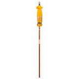 Balinese Parasol Yellow 125 x 125 x 260 cm Cotton and Wood 42006467