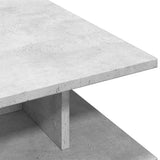 Coffee Table Concrete Grey 102x55x35 cm Engineered Wood 848013