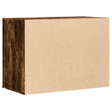 Corner Chest of Drawers Smoked Oak 80x41x58 cm Engineered Wood 852856