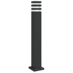 ZNTS Outdoor Floor Lamp Black 80 cm Aluminium 4006395