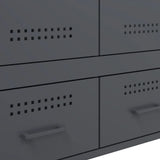 Highboard Anthracite 68x39x101.5 cm Steel 843110