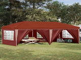 Pop-up Party Tent 575 x 288 x 245 cm Terracotta 42019809