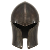 Medieval Knight Helmet Antique Replica LARP Silver Steel 286237