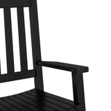 Rocking Chairs for Children 2 pcs Black Solid Wood Poplar 3281594