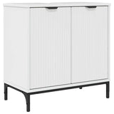 Bathroom Sink Cabinet High gloss white 60.5 x 33.5 x 61 cm 883418