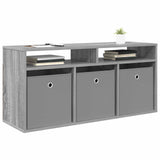 Lowboard with Drawer Grey Sonoma 102 x 32 x 48.5 cm 8000593
