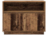 LED Sideboard Old Wood 71 x 34.5 x 75 cm Engineered Wood 869656