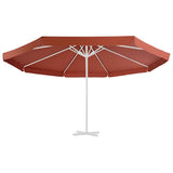 Replacement Fabric for Outdoor Parasol Terracotta 500 cm 312543