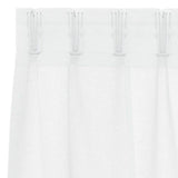 Voile Curtain with Curtains 2 pcs White 225 x 140 cm Polyester 4108009