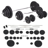 Barbell and Dumbbell Set 120 kg 91406
