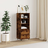 Highboard Smoked Oak 40x36x110 cm Engineered Wood 831505