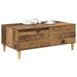 Coffee Table Old Wood 90 x 50 x 35 cm Engineered Wood 881192