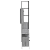 4 Piece Bathroom Furniture Set Grey Sonoma Engineered Wood 3214808