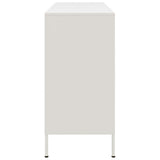 Sideboard White 100.5x39x79 cm Steel 843095