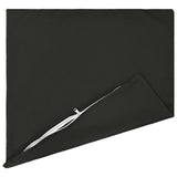 Cushion with Pillow HEERLEN 12 pcs Black Polyester 924699