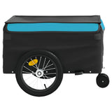 Bike Trailer Black and Blue 45 kg Iron 94107