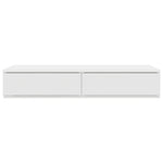 ZNTS Bed Drawers White 80x36,5x16,5 cm Engineered Wood 866923