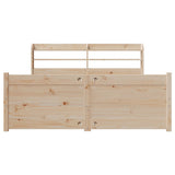 Bed Frame with Headboard without Mattress 140x190 cm 3306754