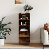 Highboard Smoked Oak 40x36x110 cm Engineered Wood 831513