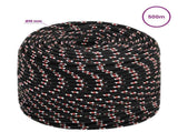 Multipurpose Utility Rope 10 mm 500 m Black and Red PP 3472771