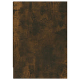 TV Cabinet Smoked Oak 146.5x35x50 cm Engineered Wood 813026