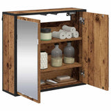 Wall Shelf with Shelf Wall-mounted Old Wood 65 x 20 x 60 cm 883608