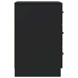 Bedside Cabinet Black 43 x 41 x 63.5 cm Engineered Wood 895706