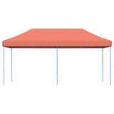 Foldable Party Tent Pop-Up Terracotta 580x292x315 cm 4004941