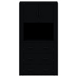 Highboard Black Engineered Wood 3185384