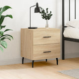 Bedside Cabinet Sonoma Oak 40x35x47.5 cm Engineered Wood 827346