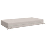 Seat Cushion SOEST 100% Polyester White 120 x 60 x 15 cm 946705