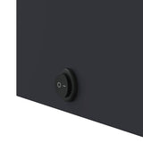 Bathroom Mirror Cabinet with LED Light Grey 45x13x52 cm 357966