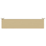 2-Piece Bench Cushions SOEST 2 pcs 100% Polyester Beige 949977