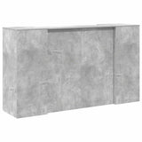 Reception Desk Concrete Grey 180x50x103.5 cm Engineered Wood 3324172