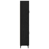 Highboard Black Oak 69.5 x 34 x 180 cm Engineered Wood 3416237